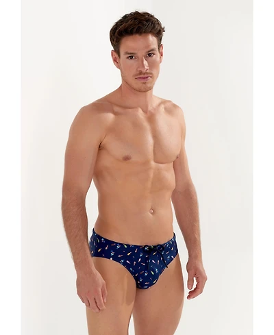 Hom Usa Men's Summer Swim Mini Briefs