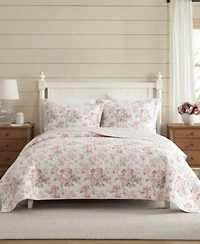 Laura Ashley Rosemoore Reversible Quilt Sets