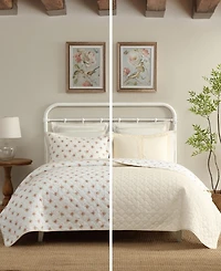 Laura Ashley Dorrie Reversible -Pc. Quilt Set