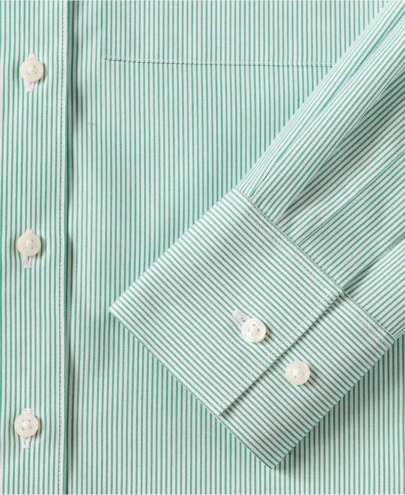 Lands' End Women's Petite Oversized No Iron Tunic with Statement Collar Shirt