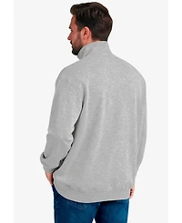 KingSize Big & Tall Reverse Weave 1/4 Zip Up Hoodie