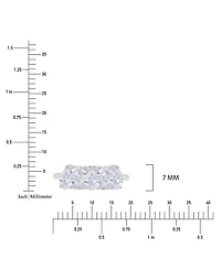 Macy's Pear-Shaped Cubic Zirconia Ring Rhodium Over Sterling Silver