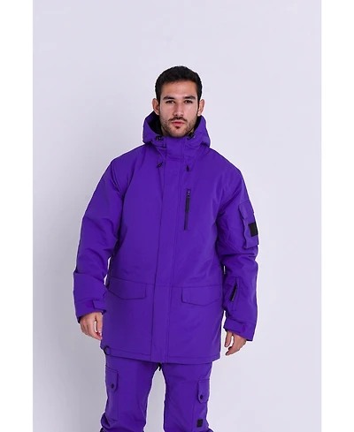Oosc Clothing Men's Yeh Man Jacket Purple