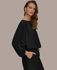 Donna Karan Weekend Women's Boat Neck Blouse