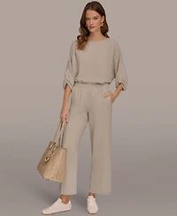 Donna Karan Weekend Women's Mid-Rise Side Seam Pants