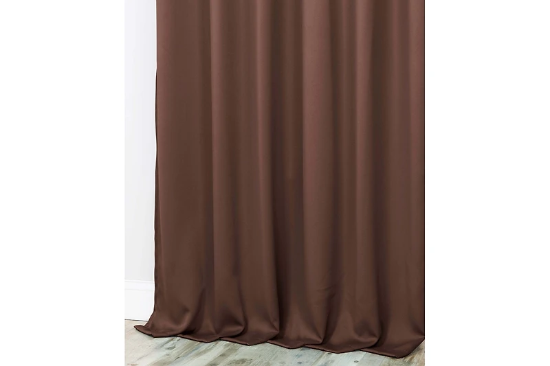 Superior Solid Classic Modern Blackout Curtain Set ,26" x 84" (Set of 2)