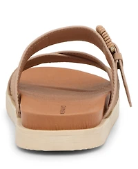 Lucky Brand Women's Morissa Buckle Footbed Flat Sandals