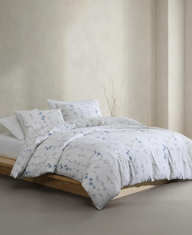 Calvin Klein Wildflower Cotton Sateen 3-Pc. Comforter Set