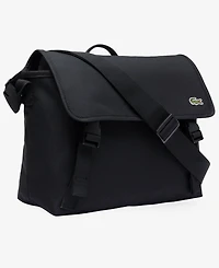 Lacoste Unisex Logo Detail Messenger Bag
