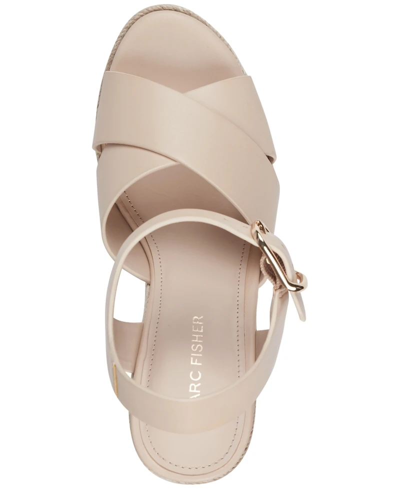Marc Fisher Women's Herve Espadrille High Wedge Sandals