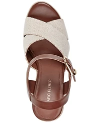 Marc Fisher Women's Herve Espadrille High Wedge Sandals