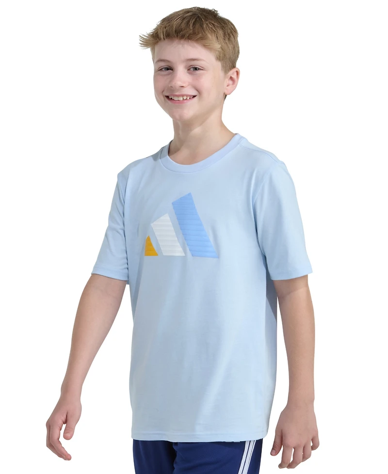 adidas Boys' 8-20 Crewneck Short-Sleeve T-Shirt