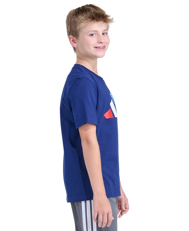 adidas Boys' 8-20 Crewneck Short-Sleeve T-Shirt