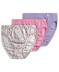 Jockey Elance French Cut 3 Pack Underwear 1485 1487, Extended Sizes