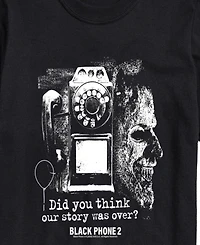 Airwaves Men's Black Phone 2 Collage Short-Sleeve Graphic T-Shirt