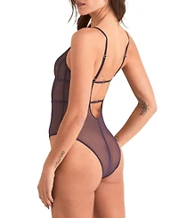 Adore Me Women's Crotchless Bodysuit Lingerie