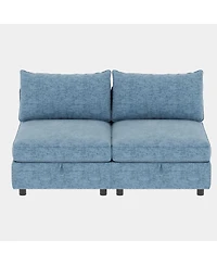 Streamdale Furniture Love Seat Couch with Chaise and Storage for Small Spaces