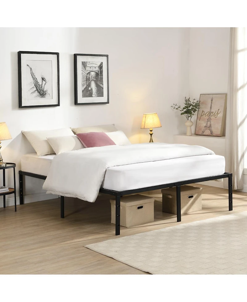 Streamdale Furniture Queen Size Heavy Duty Metal Bed Frame