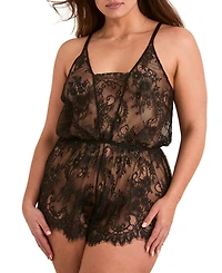 Adore Me Plus Jasmin Romper Lingerie