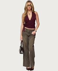 Edikted Women's Addana Wrapped Halter Top