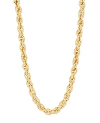 Macy's Hollow Rope Chain Necklace in 14k Yellow Gold