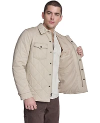 Levi's Men's Quilted Zippered Western Shirt Jacket