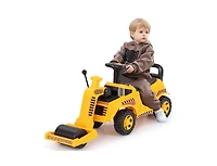 Slickblue Toddler Push Ride-On Car with Adjustable Roller and Storage