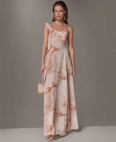 Donna Karan New York Women's One-Shoulder Ball Gown