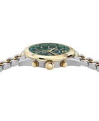 Versace Men's Athletic Two-Tone Stainless Steel Bracelet Watch, 44mm