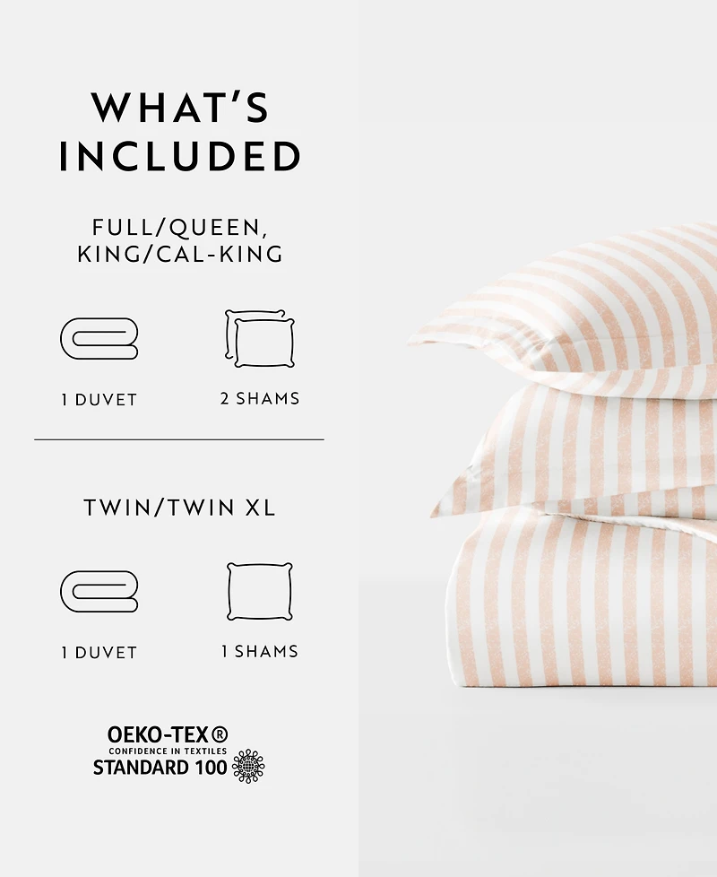 ienjoy Home Tranquil Sleep Patterned Duvet Cover Set