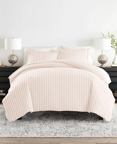 ienjoy Home Tranquil Sleep Patterned Duvet Cover Set, King/California King