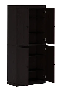 Palace Imports Premium 100% Solid European Oak Hardwood Modular Dining Room Cabinet with Shaker Doors – 32" Wide, 71.5" Tall