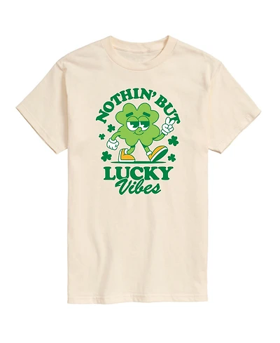 Airwaves Men's St Patrick's Nothin' But Lucky Vibes Short Sleeve T-Shirt
