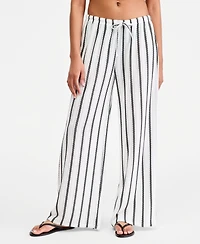 Dotti Women's Striped Swim Cover-Up Pants