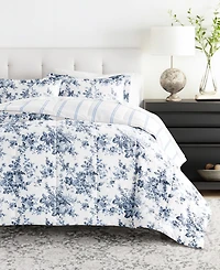 ienjoy Home Bedding Bundle Patterned 5-Piece Comforter Set