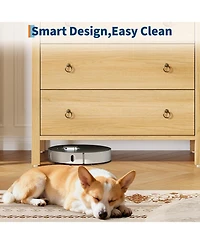 gaomon Modern 3 Drawer Bedroom Dresser, 30.4" Tall Wooden Closet Chest Storage