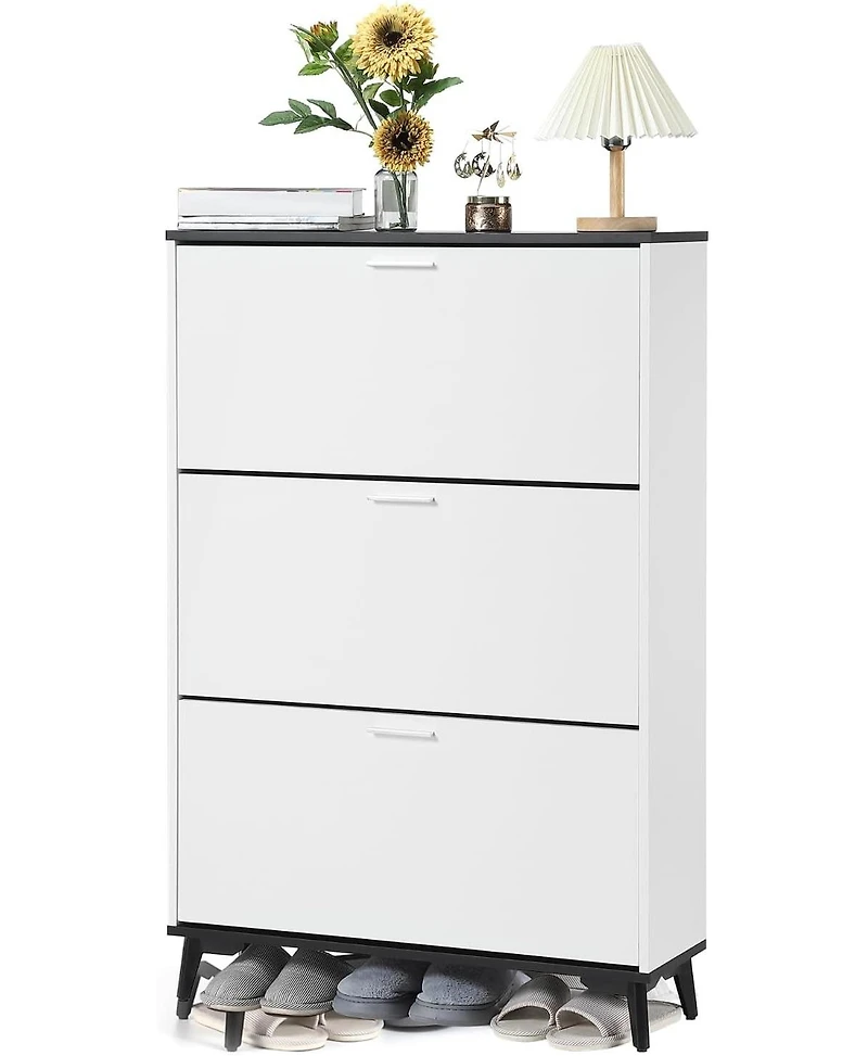 gaomon 47" Farmhouse Narrow Shoe Cabinet