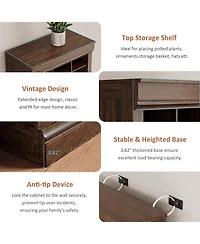 gaomon Tall Entryway Shoe Cabinet