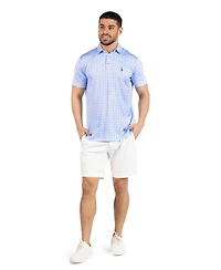 TailorByrd Men's Golf Clubs Printed Performance Polo