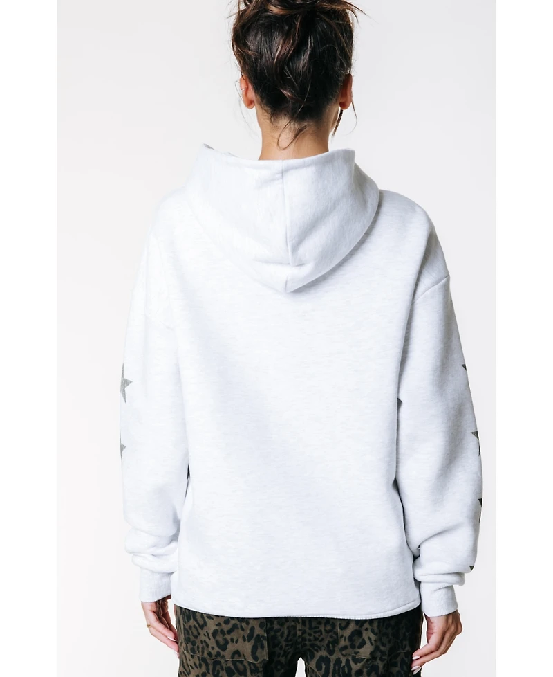 Colourful Rebel Women's Star Logo Clean Hoodie