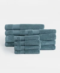ienjoy Home Assorted 12-Pc. Cotton Bath Towel Set, 54" x 30"