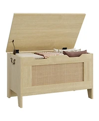gaomon -Inch Wooden Toy Chest & Storage Bench