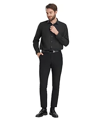 Alfani Men's Regular Fit Solid Dress Shirt, Macy's Exclusive