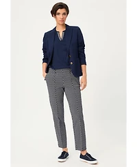 Olsen Women's Lisa FIt Geo Pull-On Pant