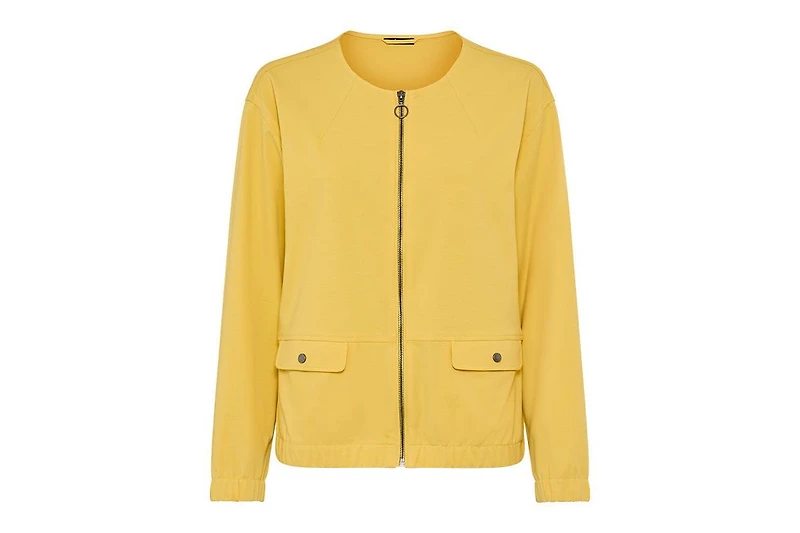 Olsen Women's Collarless Zip Jacket