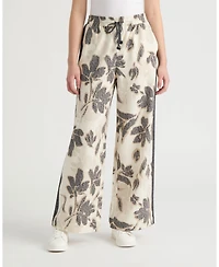 Nvlt Women's Wide Leg with Drawcord Pant