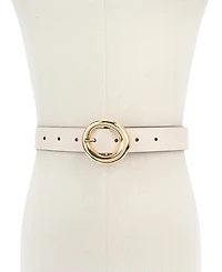kate spade new york Women's Round Molten Buckle Belt