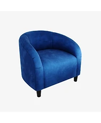 gaomon Accent Chair Armchair for Living Room Barrel Club Chair with Soft Padded Seat & Sturdy Legs for Bedroom Waiting Room Reception Chairs