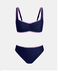 Cupshe Women's Sweetheart Neck Stitching Bikini Sets