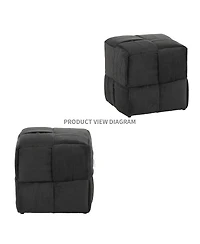 Streamdale Furniture Soft Corduroy Ottoman Foot Rest